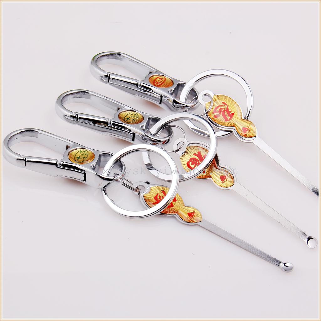 Ear spoon keychain manufacturer direct sales 2-yuan store daily necessities wholesale 2-yuan store supply Application Scenario