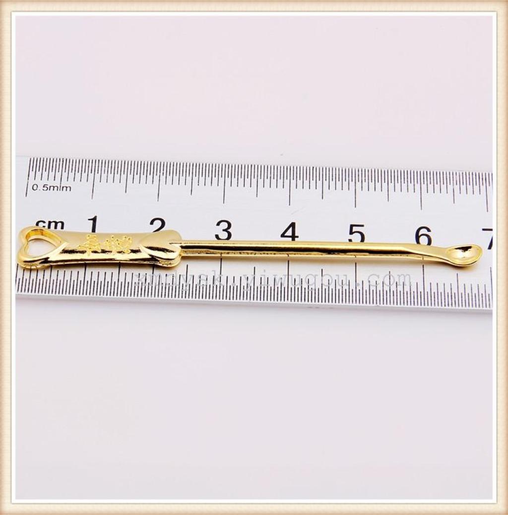 High-end plate-shaped ear spoons, Xinmeida ear scoops, ear pickles with keyholes, factory direct sales details Picture