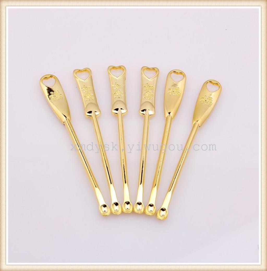 Factory direct sales of Xinmeida super smooth stainless steel ear spoons, ear scoops and ear pickles, high-end ear cleaning devices details Picture