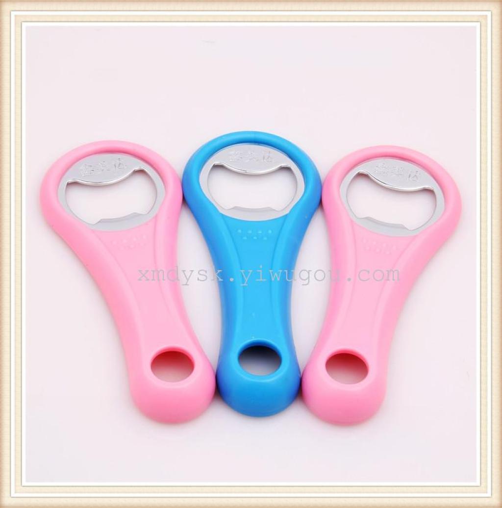Xinmeida stainless steel new bottle opener can be customized with a LOGO for beer opening details Picture
