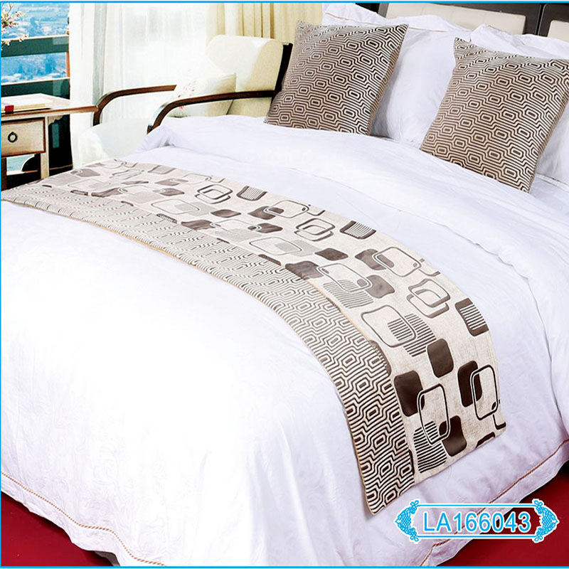 Shefan Hotel supplies: Five-star hotel bed sheets, bed covers, bed flags, bed tail towels