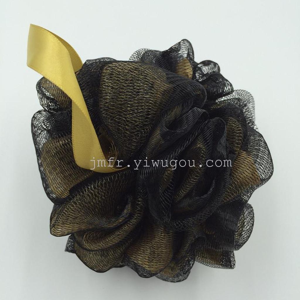 Black bath flower set net bath ball, 55g fine net bath ball Application Scenario