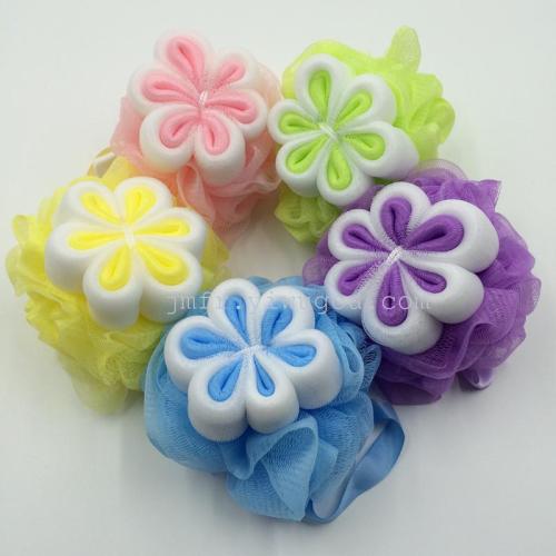  细网55克菊花 细网沐浴球 浴球