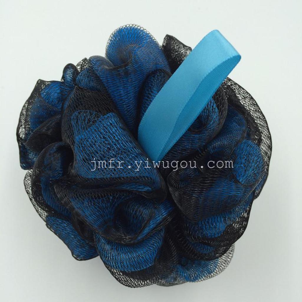Black bath flower set net bath ball, 55g fine net bath ball details Picture