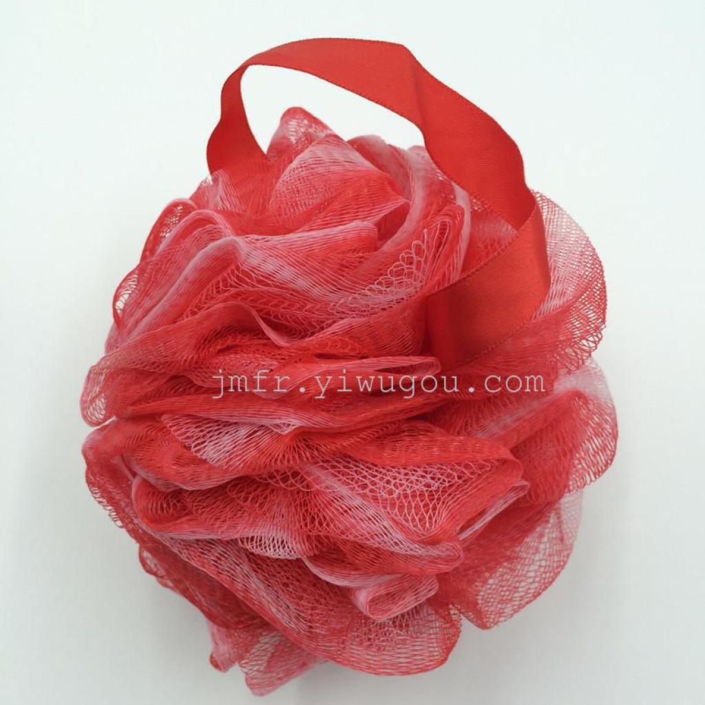 PE new material bath balls, fine mesh bath balls, two-color bath flowers Application Scenario