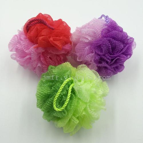Wavy bath balls, gradient bath balls, crumpled bath flowers, fine net bath flowers