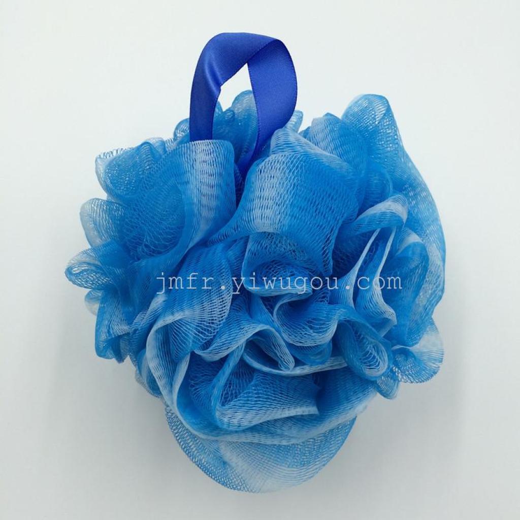 PE new material bath balls, fine mesh bath balls, two-color bath flowers Specification image