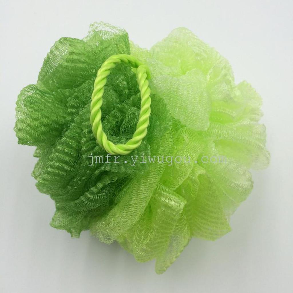 Wavy bath balls, gradient bath balls, crumpled bath flowers, fine net bath flowers details Picture