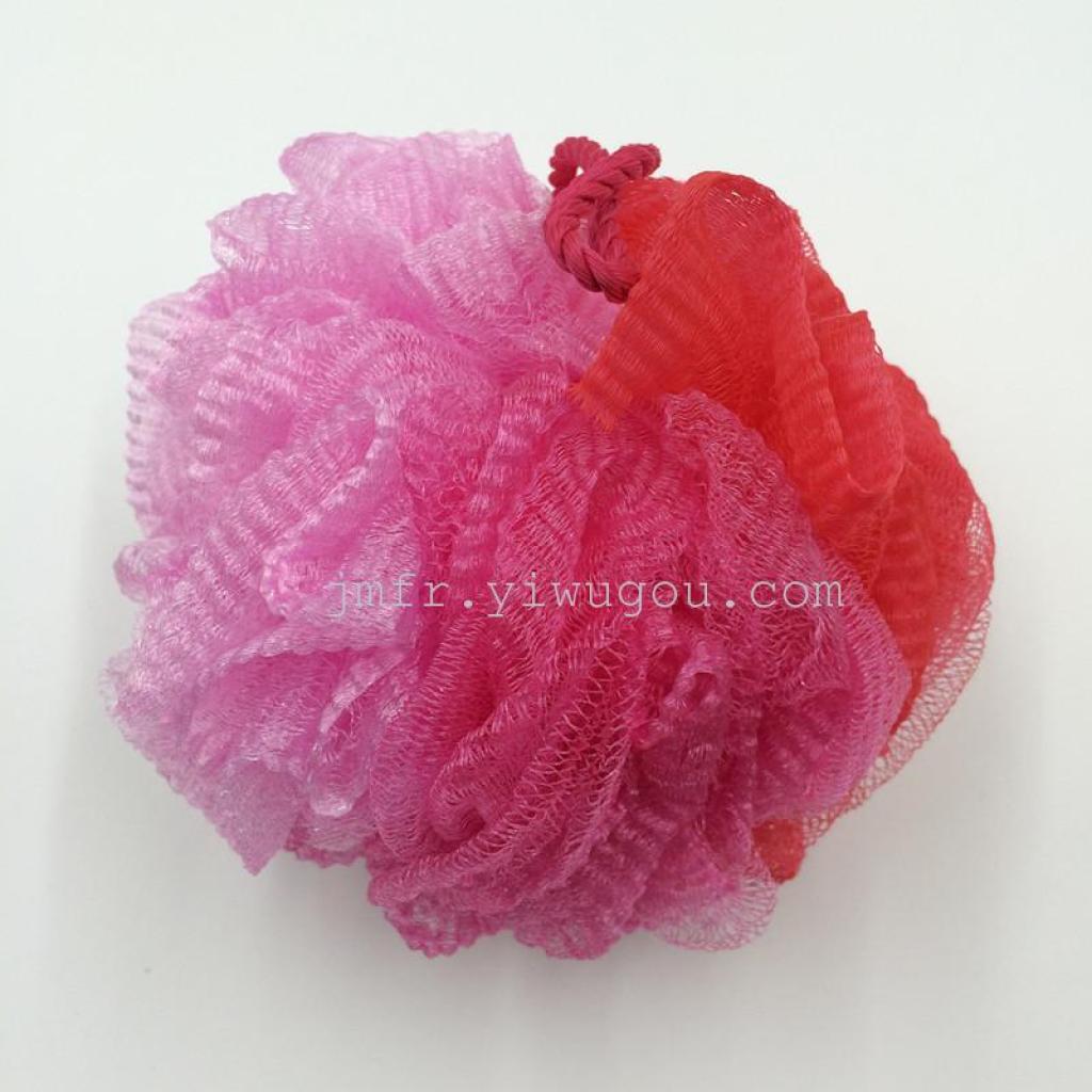 Wavy bath balls, gradient bath balls, crumpled bath flowers, fine net bath flowers Specification image