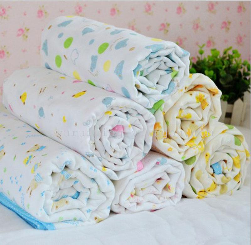New baby bath towel, baby cover blanket, 10-layer thickened children's gauze blanket, summer style 75*100 Application Scenario