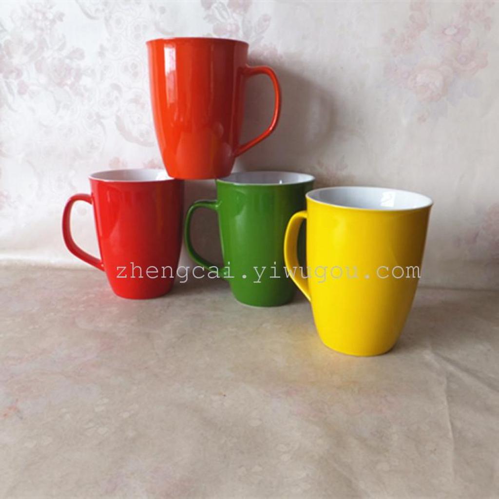 Ceramic cups, colored glaze cups, advertising cups, ceramic mugs, coffee cups details Picture