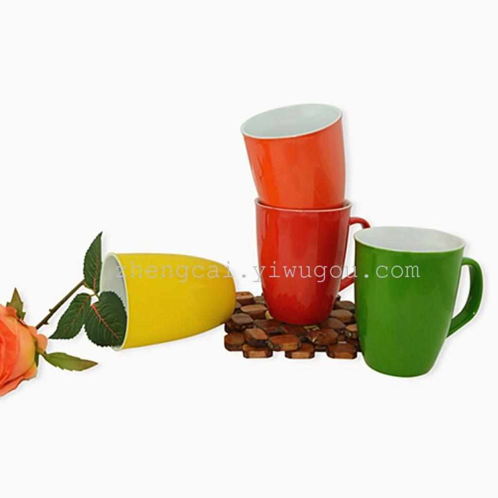 Ceramic cups, colored glaze cups, advertising cups, ceramic mugs, coffee cups Specification image
