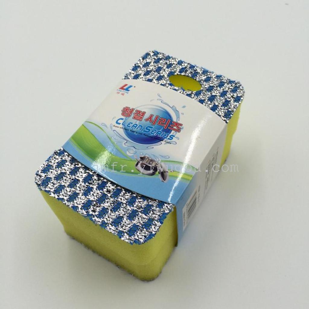 Scrub with a square flat onion sponge cleaning block details Picture
