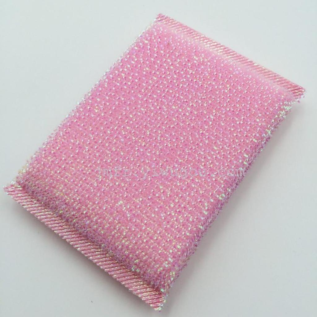Seven-color gold and silver onion colored sponge cleaning block cleaning sponge details Picture