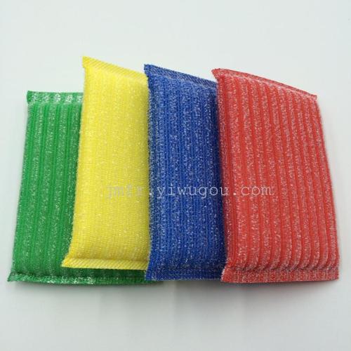 Rubber threads, straight strips, gold and silver scallions, colored scallion cloth, sponge cleaning blocks, cleaning sponges