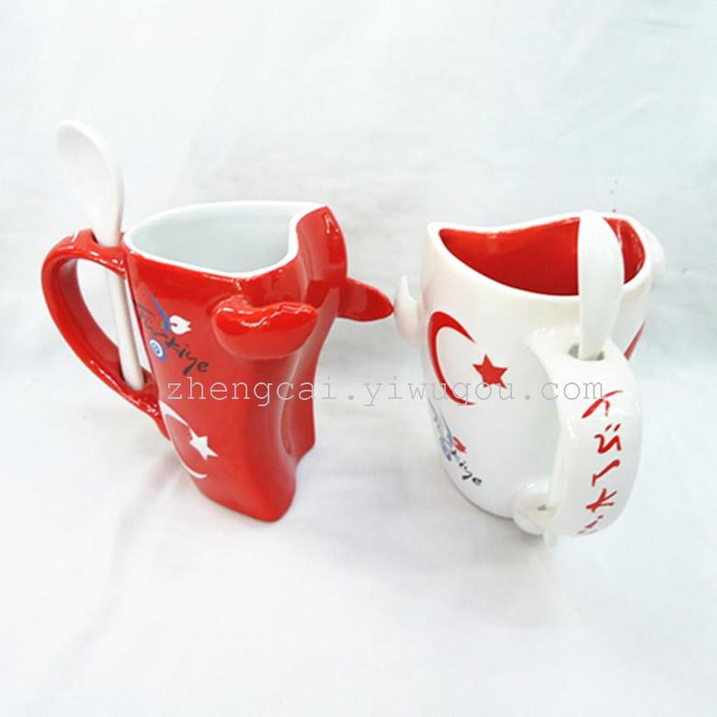 Turkish couple cups, ceramic cups, creative ceramic cups, gift cups Specification image