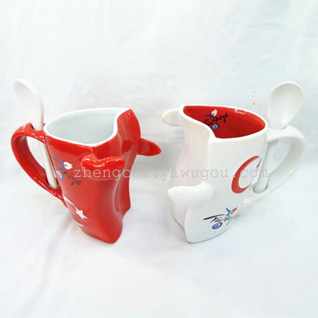 Turkish couple cups, ceramic cups, creative ceramic cups, gift cups Application Scenario