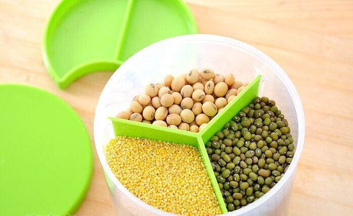 Sealed jars, multi-compartment storage jars for grains and snack storage jars are often used in the kitchen Application Scenario