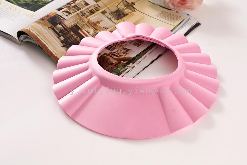 Baby shampoo caps, children's bath caps, infant bath caps, waterproof caps, enlarged and adjustable, factory direct sales of foreign trade products Specification image