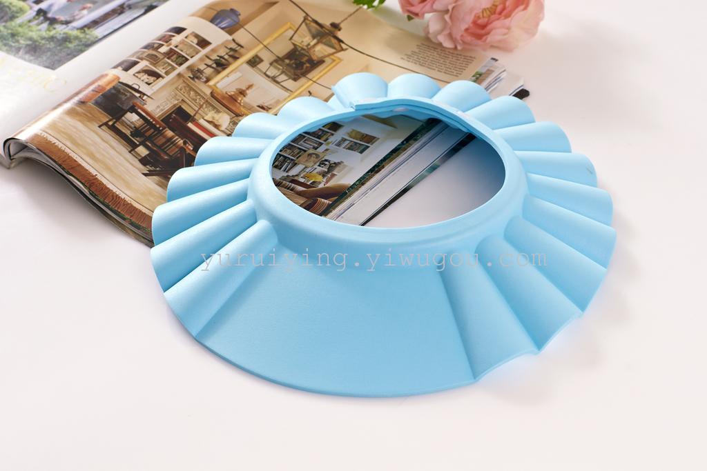 Baby shampoo caps, children's bath caps, infant bath caps, waterproof caps, enlarged and adjustable, factory direct sales of foreign trade products details Picture