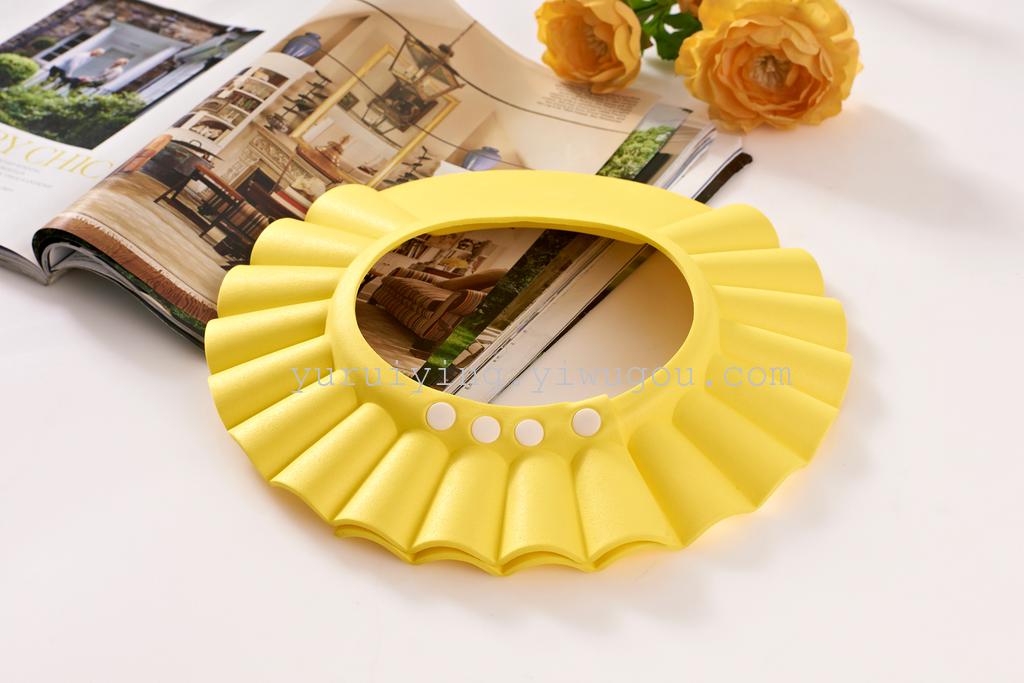 Baby shampoo caps, children's bath caps, infant bath caps, waterproof caps, enlarged and adjustable, factory direct sales of foreign trade products Application Scenario