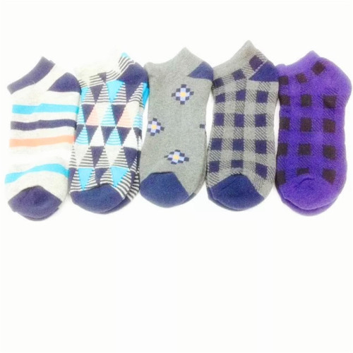Street stall semi-brushed men's boat socks, basketball socks, sports socks, short socks, anti-odor socks