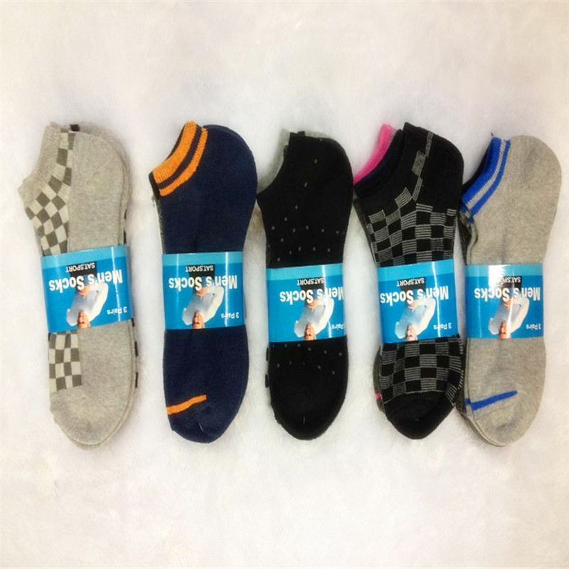 Street stall semi-brushed men's boat socks, basketball socks, sports socks, short socks, anti-odor socks Application Scenario