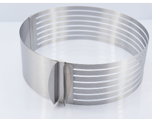 Adjustable layered telescopic circular mousse ring 24-30 cm telescopic cake mold Specification image