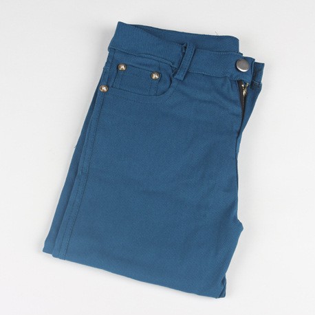 Korean version slimming women's summer stretch color capri pants, small leg pencil casual pants Application Scenario