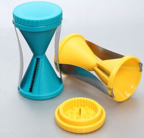 spiral slicer Stainless Steel multi-functional vegetable cutter, spiral funnel slicer Specification image