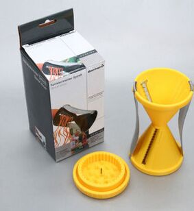 spiral slicer Stainless Steel multi-functional vegetable cutter, spiral funnel slicer