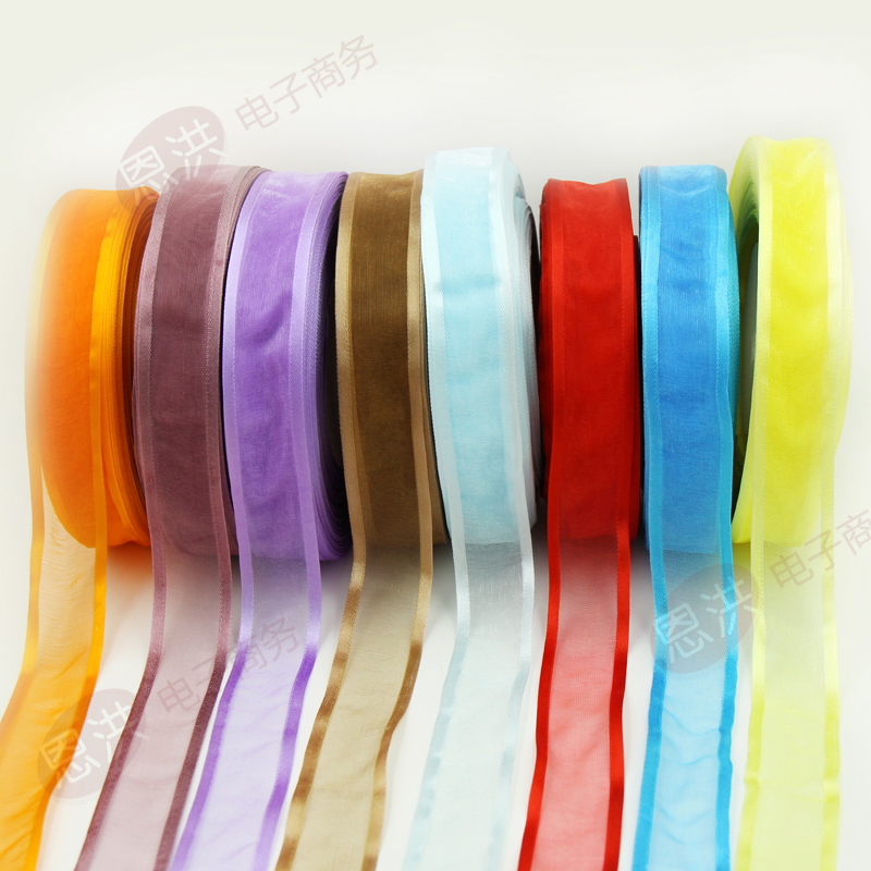 2.5Cm Wide Edge Yarn/Snow Yarn Ribbon/Organza Yarn Ribbon/Gauze Ribbon/Gift Wrap Ribbon Application Scenario