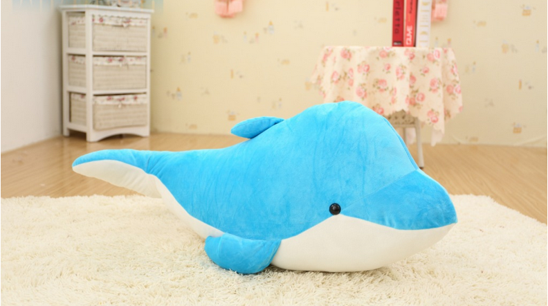 Large dolphin plush toy dolls as birthday gifts for couples and children Specification image