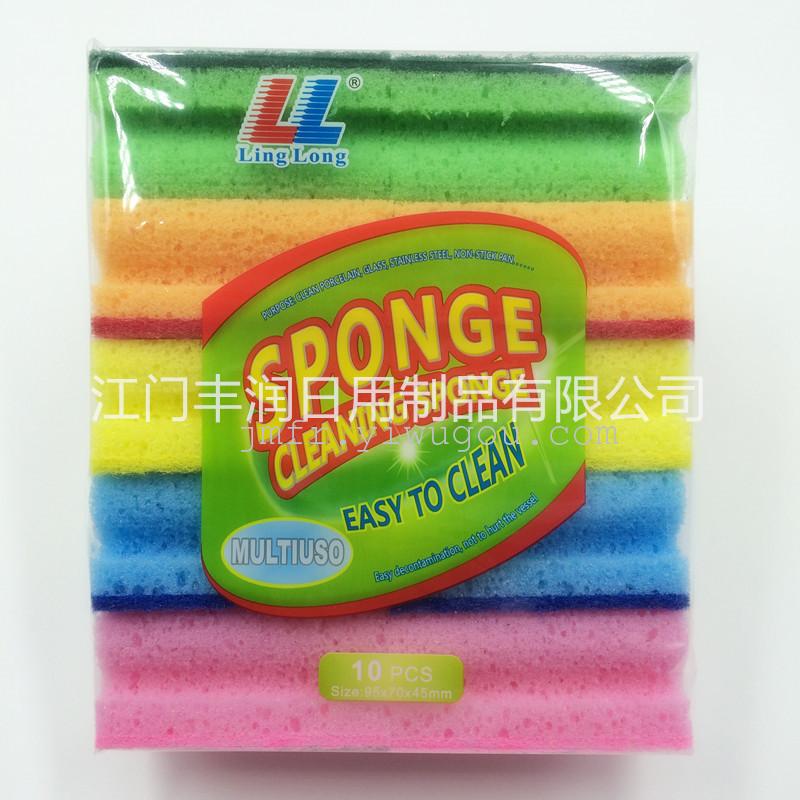 Factory direct sales of sponge scouring pads, scouring pads, cleaning sponge blocks, I-shaped sponges Specification image