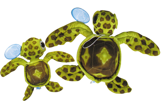 Cute big-eyed turtle plush toy figurine, the same style as the cartoon animation turtle figurine from the boutique store Application Scenario