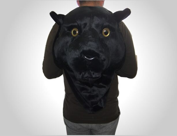 Tiger head, lion head, leopard head backpack plush toy manufacturer Application Scenario