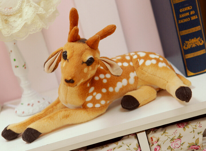 Cartoon sika deer plush toys, children's birthday gifts Application Scenario