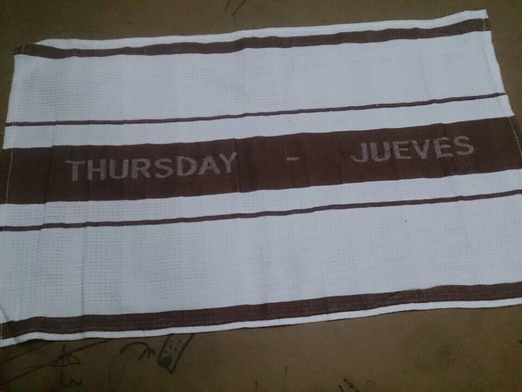Factory direct sales of Sunday jacquard towels 21 strands, kitchen towels, hand towels and tea towels Application Scenario