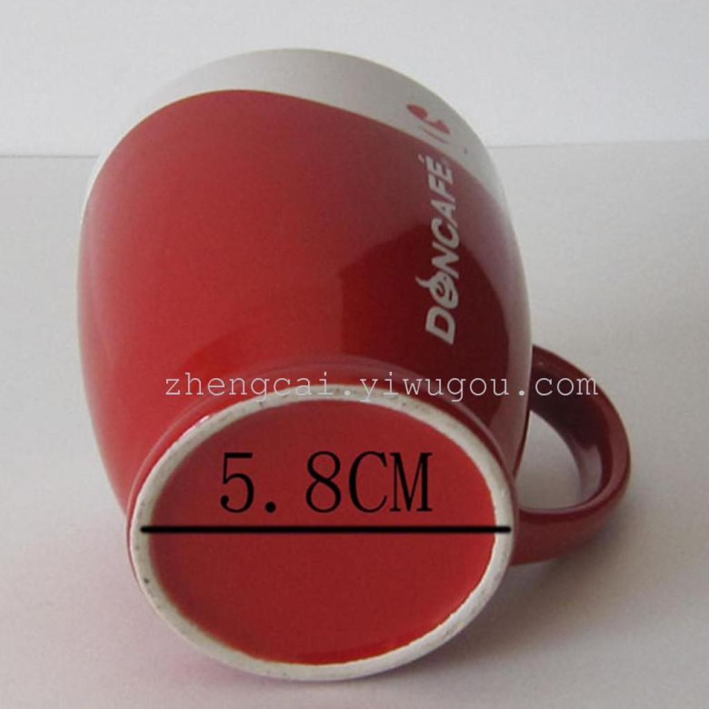 Ceramic coffee cup advertising cup, colored glaze coffee cup, ceramic cup Application Scenario