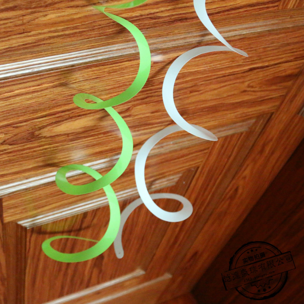 Lanfei Birthday Party, festival decoration, wedding supplies, creative ribbons and rotating hanging strips details Picture