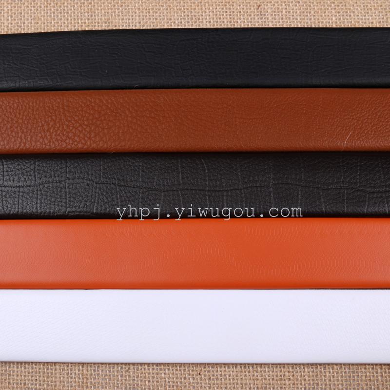 New multi-color genuine leather embossed casual pin buckle belt for men details Picture