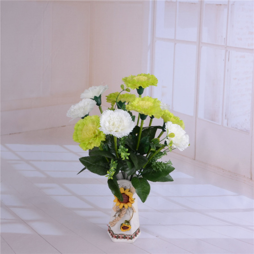 10 sets of artificial carnations in artificial flower figures details Picture