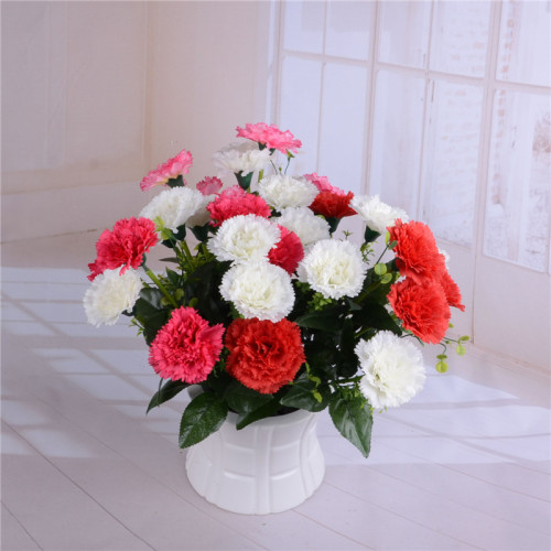 10 sets of artificial carnations in artificial flower figures