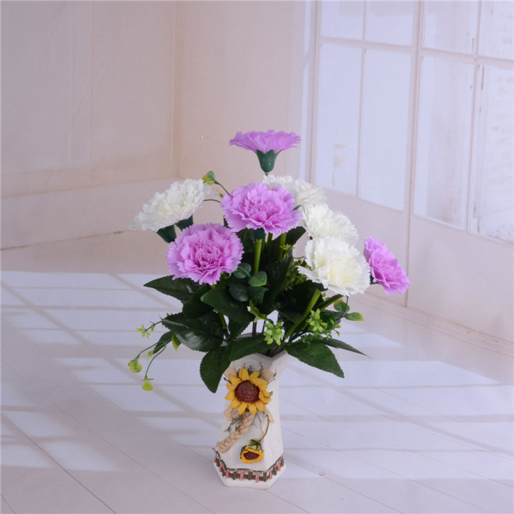10 sets of artificial carnations in artificial flower figures Specification image