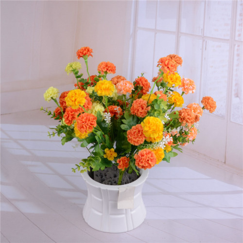 10-head ball orchid chrysanthemum artificial flower, artificial flower, craft flower
