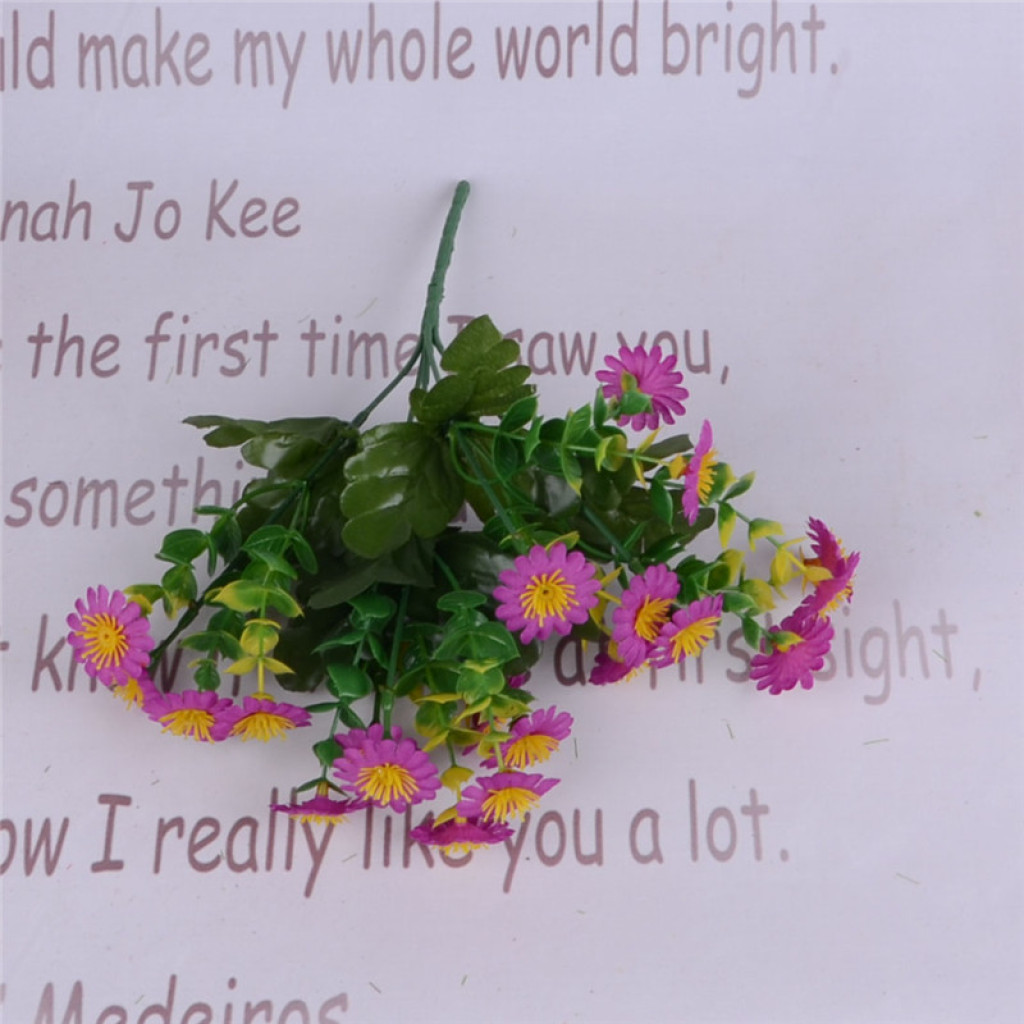 20 artificial flower figures, 20 water plants, marigolds details Picture