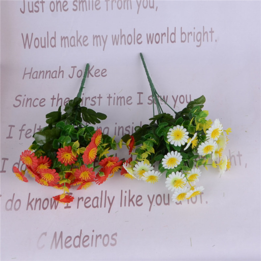 20 artificial flower figures, 20 water plants, marigolds Specification image