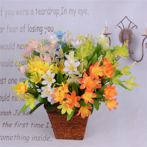 Five artificial daffodils