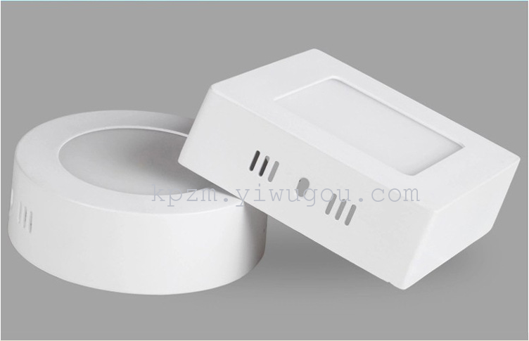 鲲鹏照明LED明装面板灯超亮防水防雾厨卫灯6W12W18W