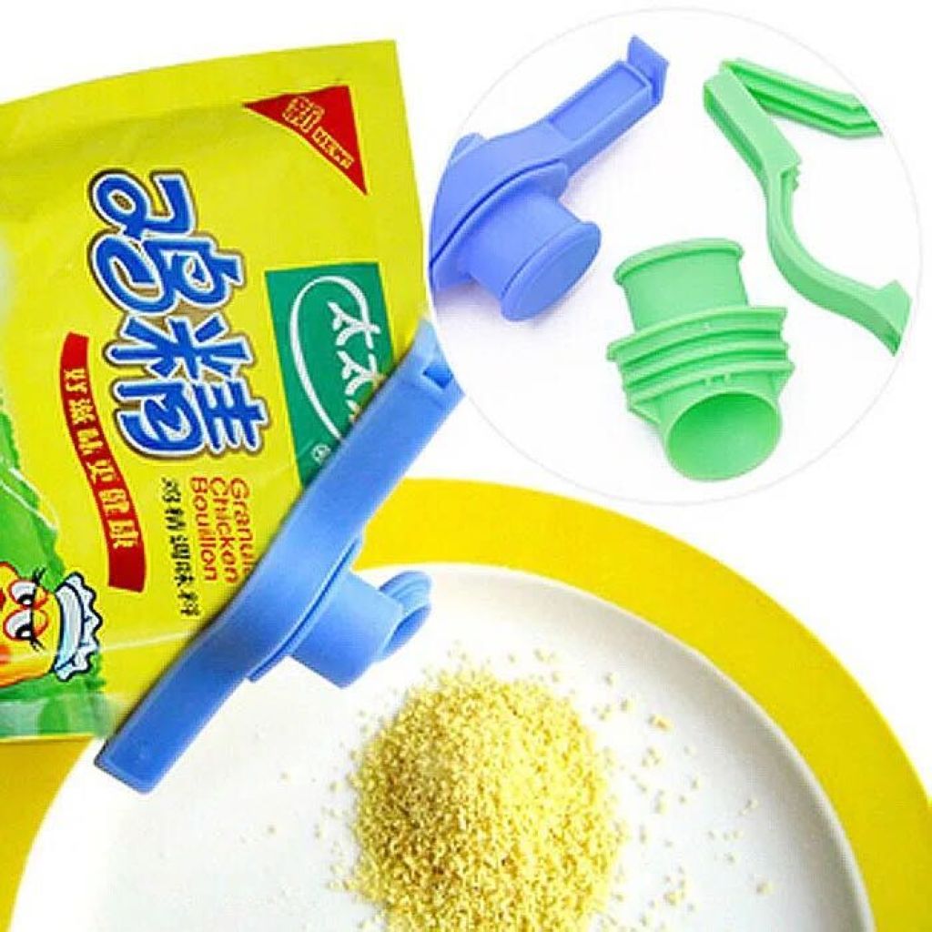 Sealed discharge nozzle, seasoning food sealing clamp, sealing clip, discharge port sealer, moisture-proof Specification image